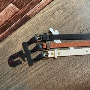 3 SET OF BELTs new